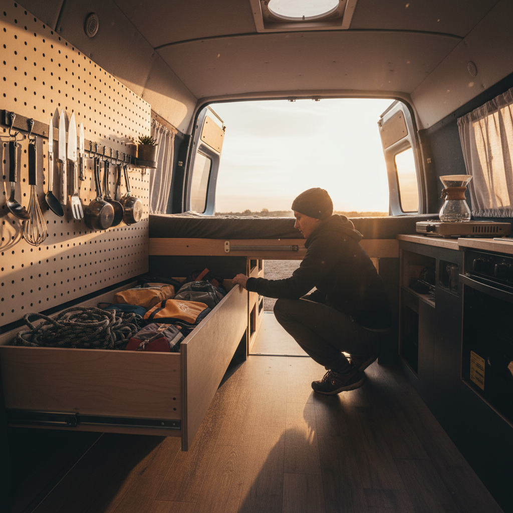 Best Storage Hacks for Organizing a Small Camper Van