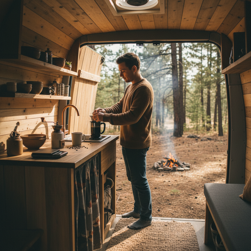 How to Make Great Coffee in a Camper Van