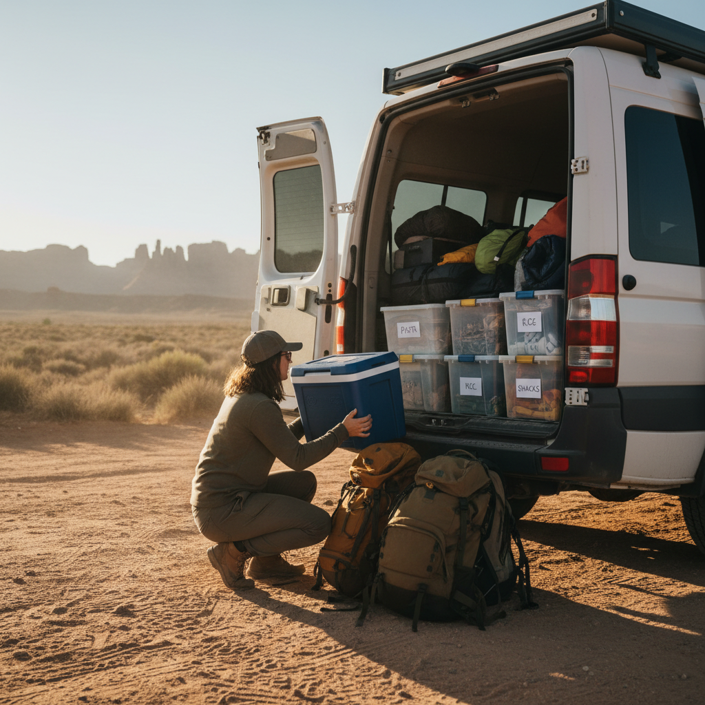 How to Prep Meals at Home Before a Weekend Van Trip