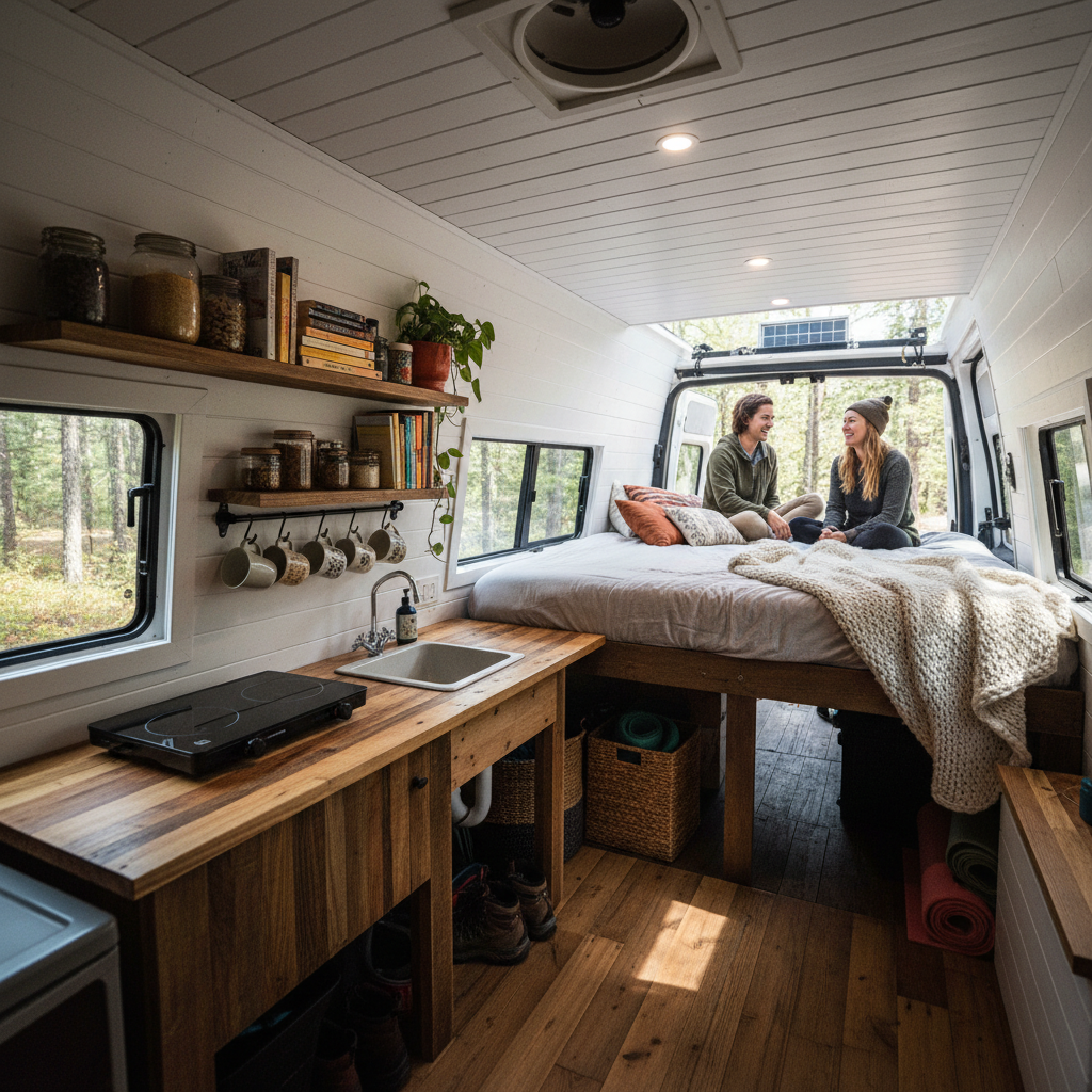 How to Set Up a Van for Two People: Space That Actually Works