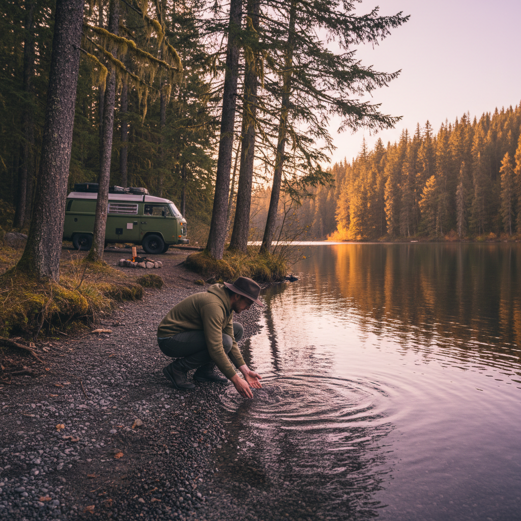 How to Snag a Lakeside Campsite for a Summer Van Weekend