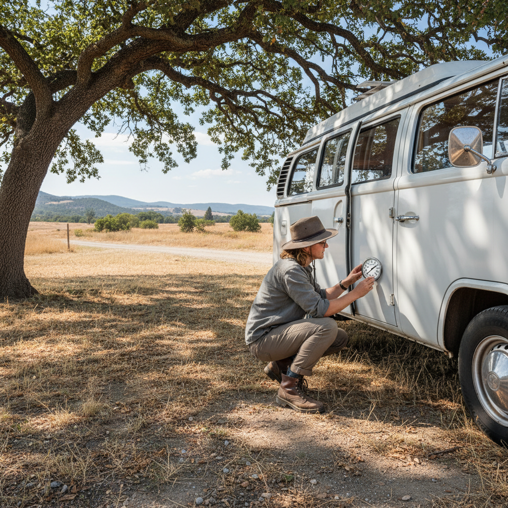 How to Stay Cool in a Camper Van During a Heat Wave