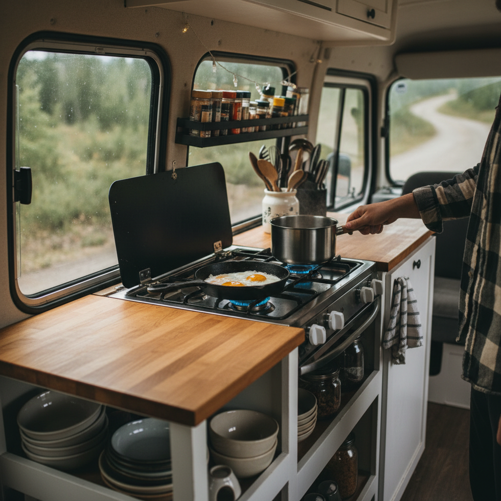 Single vs Double Burner Camp Stove for Van Life Cooking